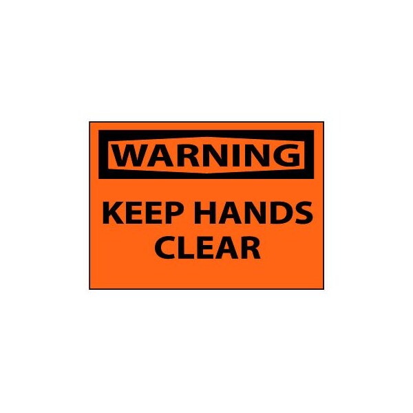 National Marker Co Machine Labels Warning Keep Hands Clear W4AP Zoro